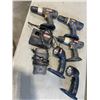 Image 1 : BOX OF RYOBI TOOLS INCLUIDNG DRILLS, BATTERY CHARGER, LIGHT