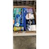 Image 1 : TRAY OF BETTER BOAT ITEMS INCLUDING TRANSOM SAVER, BOW SHACKLES, BOAT CLEANING WIPES, BOAT SEAT BASE