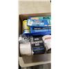 Image 2 : TRAY OF BETTER BOAT ITEMS INCLUDING TRANSOM SAVER, BOW SHACKLES, BOAT CLEANING WIPES, BOAT SEAT BASE