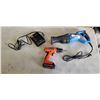 Image 1 : BLACK & DECKER CORDLESS DRILL WITH BATTERY & CHARGER, AND MASTERCRAFT RECIPROCATING SAW