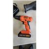 Image 4 : BLACK & DECKER CORDLESS DRILL WITH BATTERY & CHARGER, AND MASTERCRAFT RECIPROCATING SAW