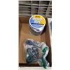 Image 2 : TRAY OF BETTER BOAT ITEMS INCLUDING ANCHOR ROPE, BUNGEE DOCK LINES AND ROPE CUTTER