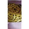 Image 1 : APPROX 100 FEET HEAVY DUTY LIGHTED YELLOW 3 OUTLET EXTENSION CORD. 12AWG/3C