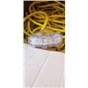 Image 2 : APPROX 100 FEET HEAVY DUTY LIGHTED YELLOW 3 OUTLET EXTENSION CORD. 12AWG/3C