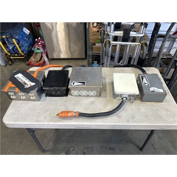 5 QUICK CONNECT POWER BOXES