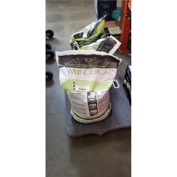 3 NEW BAGS OF WUNDERCAT KITTY LITTER