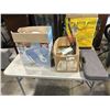 Image 1 : ASSORTED CANNING LIDS, FOOT BATH AND BBQ TOOL SET