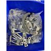 Image 3 : TRAY OF BUYERS CLAMPSHELLS AND TRAY OF STRIKE PLATES & 149" B CABLE