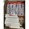 Image 2 : TRAY OF ALUMINUM POCKET LEVELS & CARPENTER PENCILS AND TRAY OF 10 NEW GAS CONNECTORS
