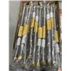 Image 3 : TRAY OF ALUMINUM POCKET LEVELS & CARPENTER PENCILS AND TRAY OF 10 NEW GAS CONNECTORS