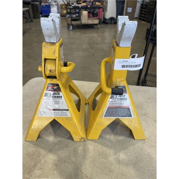 2 THREE TON JACK STANDS