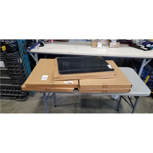 5 BOXES OF DESK PADS. 6 PADS PER BOX