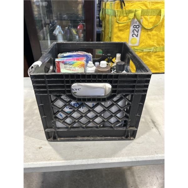 BIN OF ASSORTED HAIR SUPPLY