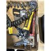 Image 3 : TRAY OF TOOLS INCLUDINGDEWALT TOOL BAG, CASED HAND TOOLS, EXTENSION CORD ETC
