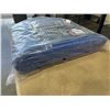 Image 2 : ULINE BLUE WOVEN POLY TARP. 20' X 40'