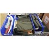 Image 1 : 3 TRAYS OF TOOLS INCLUDING CAR DETAILING CLAY BAR KITS, POWER FIST 15 TON SOFT SHACKLE, PAINSTIK SOL