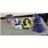 Image 1 : WINCH STRAPS, ROPE WITH EYELTS, AND NEW PAIL RUSTOLEUM STONE EFFECT