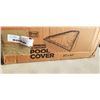Image 3 : 2 SHOP SQUARE POOL COVERS. 1 IS 20' X 40', THE OTHER IS 15' X 30'