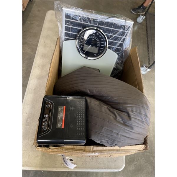 ADAMSON HYBRID SCALE, OKKOBI SOLAR FAN, AND ADAMSON B10 BED COOLING SYSTEM