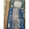 Image 3 : TRAY OF ZENO SHOWER CURTAINS AND TRAY OF ANTI SNORING CHIN STRAPS AND HERNIA BELTS