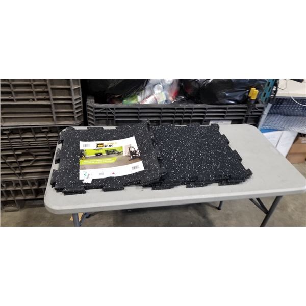 10 RUBBER KING FLOOR TILES