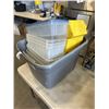 Image 4 : ASSORTED PARTS BINS AND STORAGE BINS, TOTES