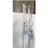 Image 2 : 2 METAL CURTAIN RODS WITH HARDWARE. 5-10FT LENGTH
