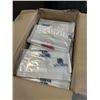 Image 3 : CASE OF NEW CLEAR PLASTIC BAGS WITH HANDLE AND CENTRE SEAM