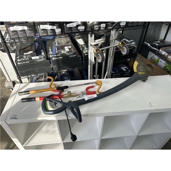 2 VEHICLE CLUBS AND ELECTRIC WEED TRIMMER