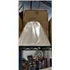 Image 2 : 4 BOXES LAMP SHADES. 12 SHADES PER BOX. 48 TOTAL