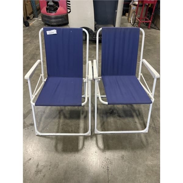2 FOLDING PATIO CHAIRS