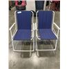 Image 1 : 2 FOLDING PATIO CHAIRS