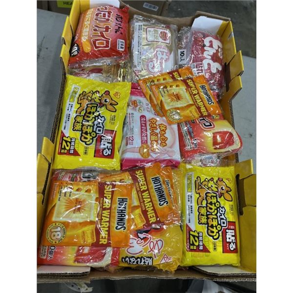 TRAY OF HAND WARMERS