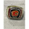Image 5 : BOX OF SPORTING GOODS INCLUDING CALGAR FLAMES CHAMPIONSHIP RING, 2 WAYNE GRETZKY SALVINO BAMMERS TED
