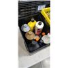 Image 2 : 2 MILK CRATES OF CAR FLUIDS, WD 40 ETC