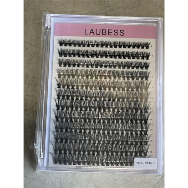 LARGE CASE OF LAUBESS LASH CLUSTERS. 144 PCS PER PACK. 10 PACKS PER BOX. 27 BOXES PER CASE