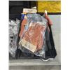 Image 2 : 2 BLACK ULINE PARTS BINS WITH ULINE NEW SAFETY GLASSES AND RUBBER GLOVES