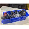 Image 5 : 2 BLUE ULINE PARTS BINS WITH ASSORTED 12V CIGARETTE LIGTHER CHARGERS AND SPLITTERS ETC