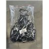Image 2 : BLACK ULINE PARTS BIN WITH ASSORTED NEW CARABINER CLIPS