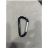 Image 3 : BLACK ULINE PARTS BIN WITH ASSORTED NEW CARABINER CLIPS