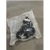 Image 4 : BLACK ULINE PARTS BIN WITH ASSORTED NEW CARABINER CLIPS