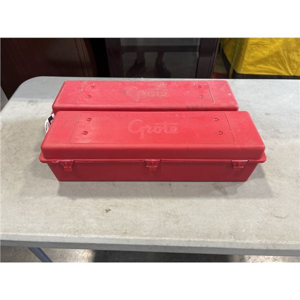2 NEW EMERGENCY WARNING TRIANGLE SETS
