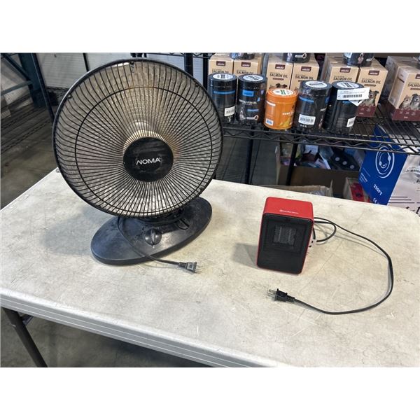 NOMA ELECTRIC HEATER AND COMFORT ZONE ELECTRIC HEATER
