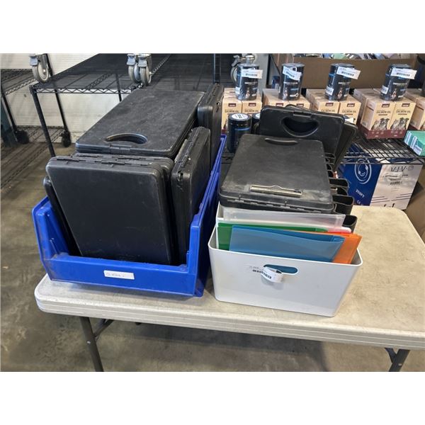 2 TOTES BLACK CLIPBOARDS