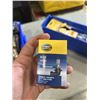 Image 3 : 2 BLUE ULINE PARTS BINS WITH ASSORTED AUTOMOTIVE BULBS AND HEADLIGHTS AND AIR HOSE FITTINGS