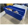 Image 2 : 2 BLUE ULINE PARTS BINS WITH ASSORTED AUTOMOTIVE BULBS AND HEADLIGHTS