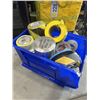 Image 2 : BLUE ULINE PARTS BIN FULL OF ASSORTED TAPES