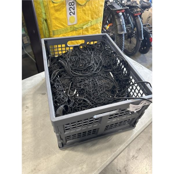 CRATE WITH VEHICLE MESH CARGO NETS