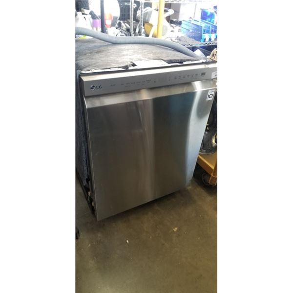 LG DISHWASHER WORKING. LOUD, SMALL LEAK
