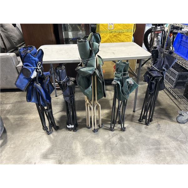 5 CAMP CHAIRS